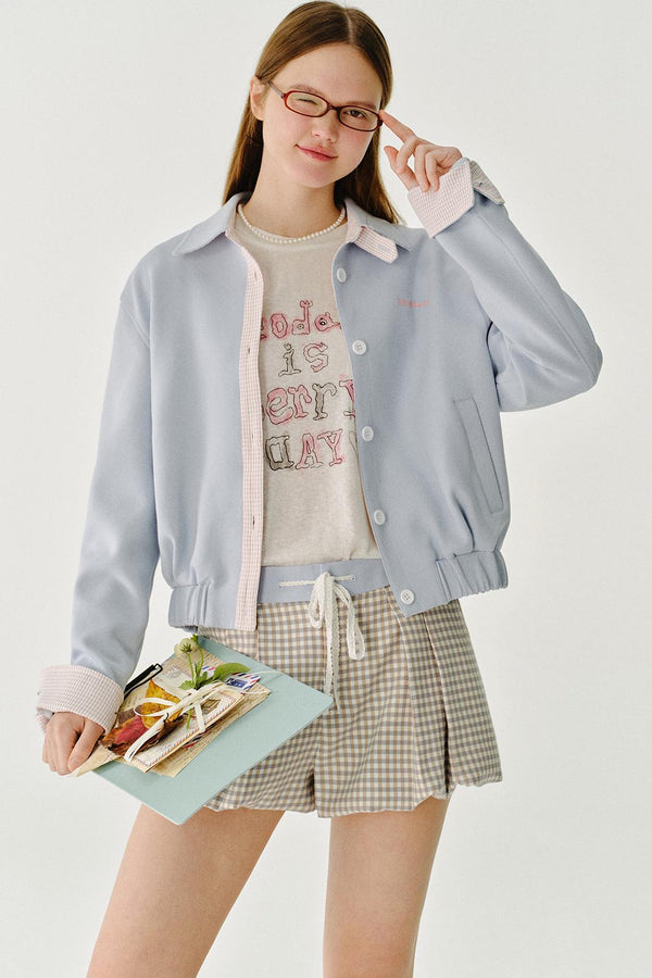 Drop Shoulder Sweat Jacket