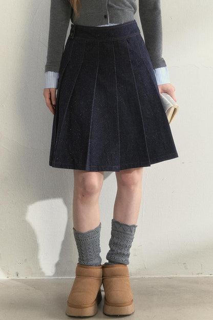 Retro Denim Quilted Jacket Set-Up