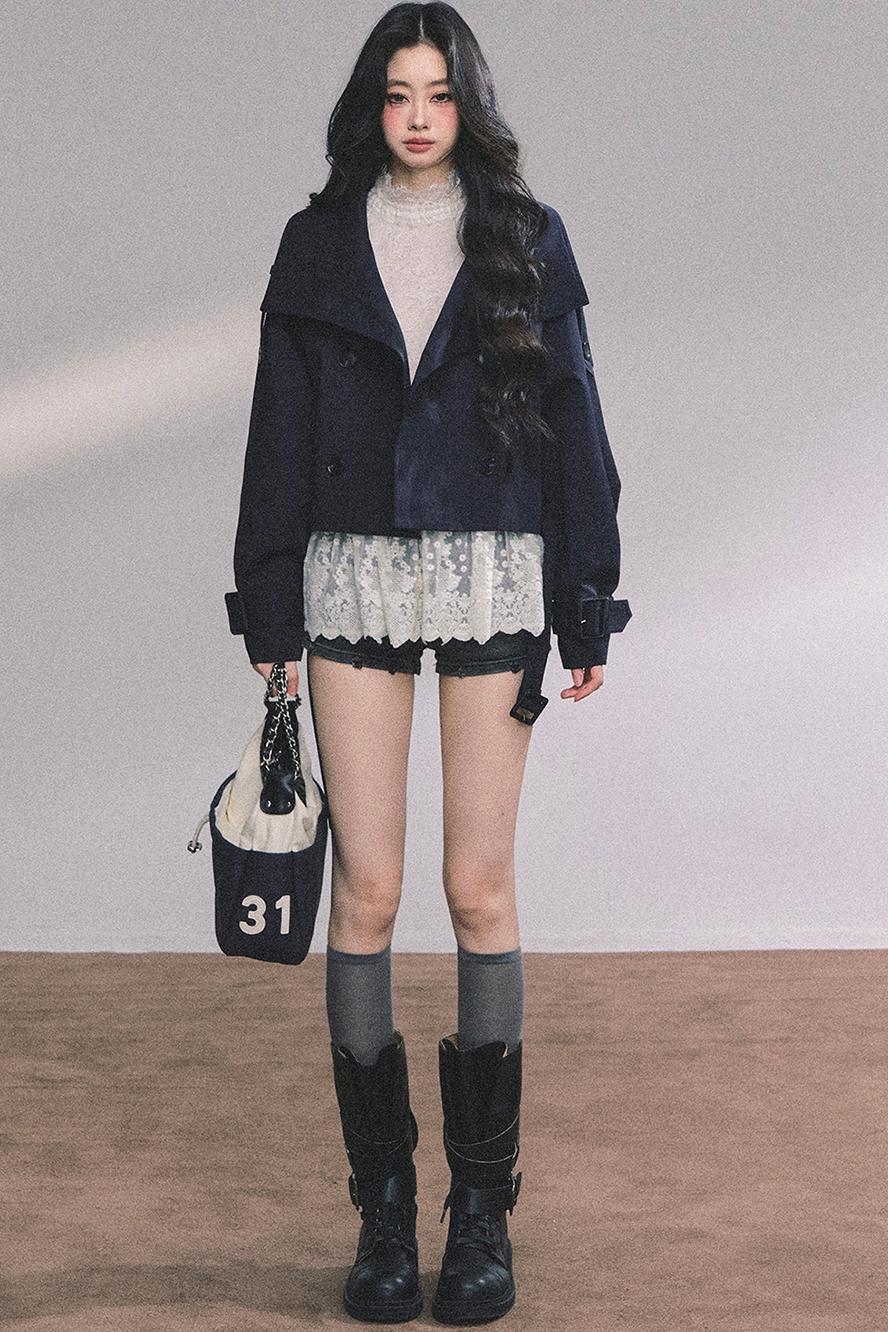 Lucerne Slimming Trench Coat