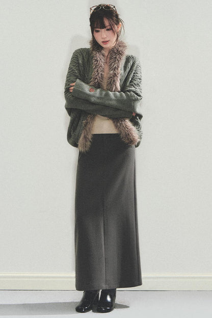 Vintage Cable Knit Jacket