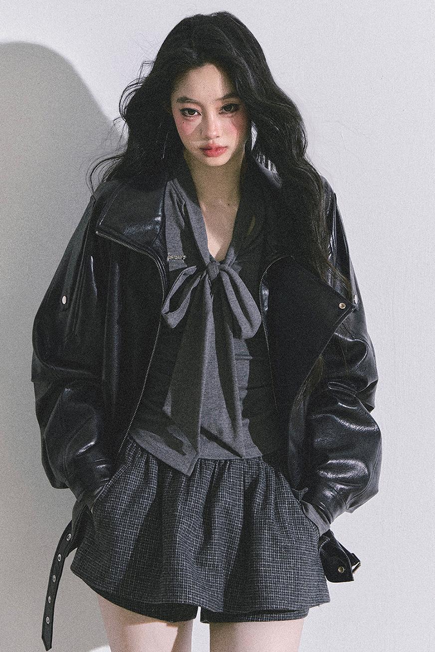 American Locomotive PU Leather Jacket