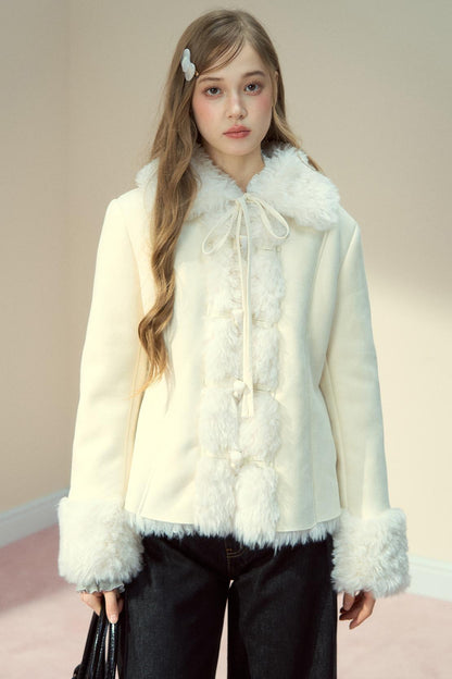 Vintage Suede Fur Jacket