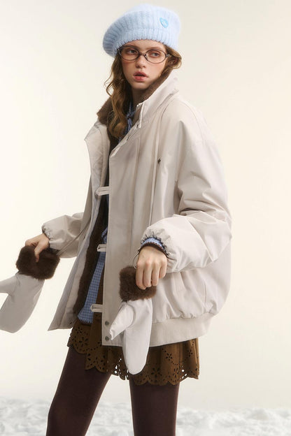 Asgony Dopamine Sweet Girl Knitted Beret