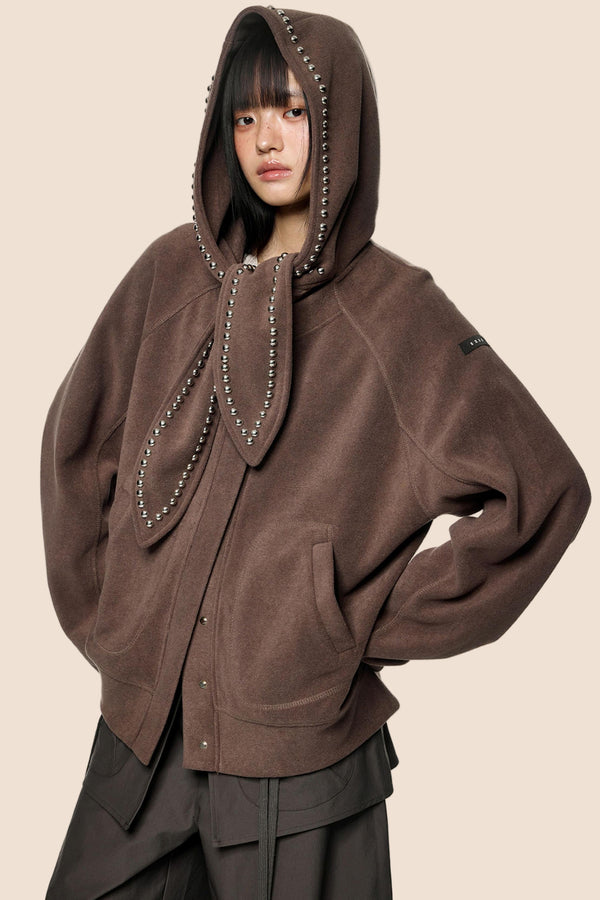 Ear Hooded Jacket