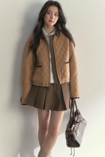 Vintage Houndstooth Reversible Jacket Set-Up