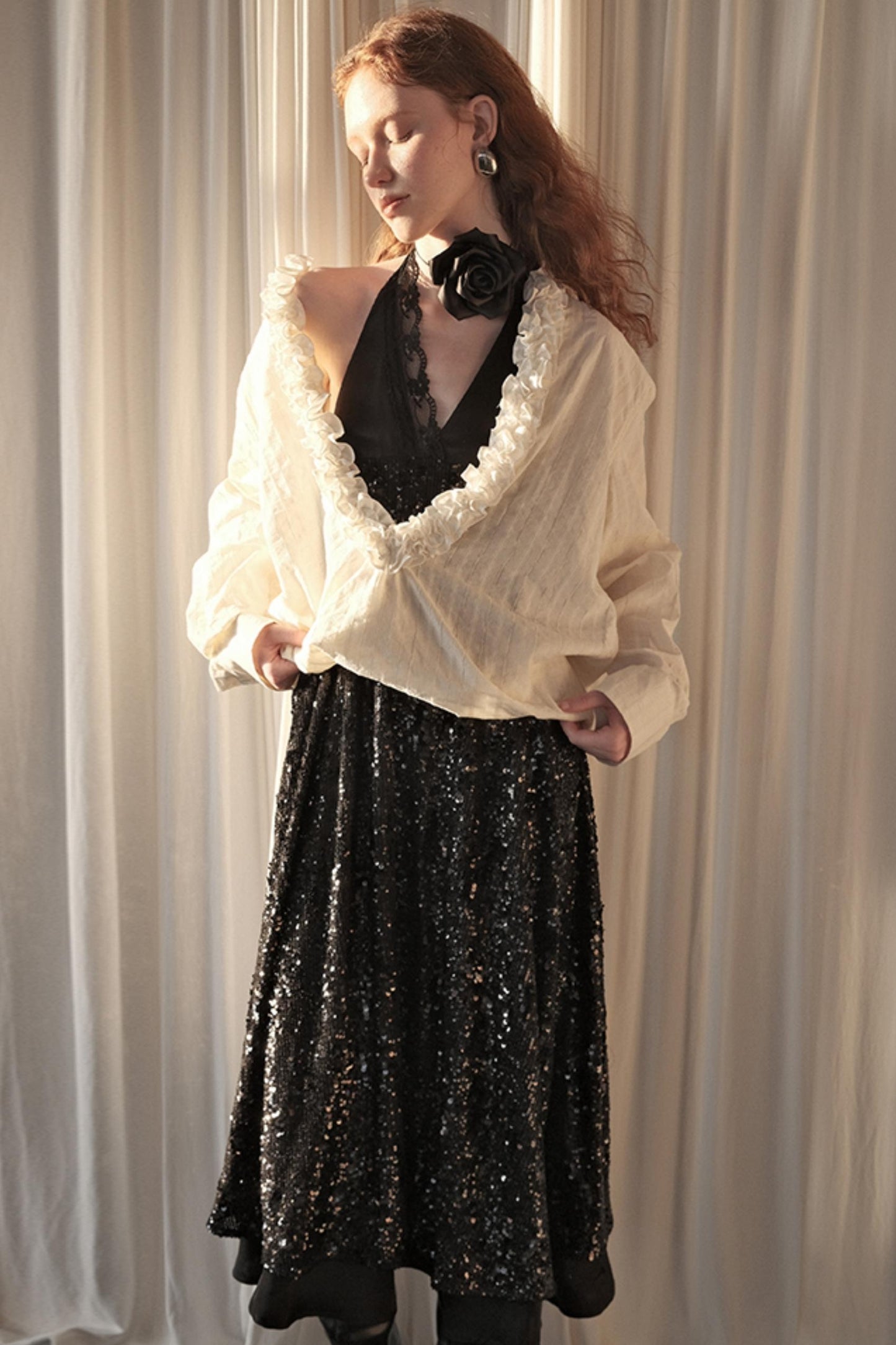 Wandering Blue Striped Blouse