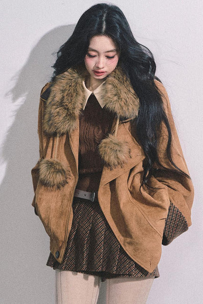 French Fur Collar Scarf