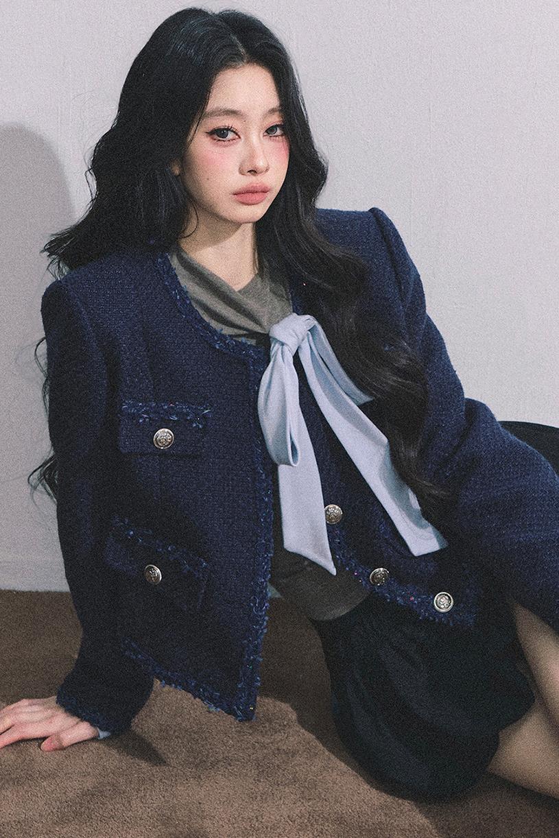 French Fragrance Tweed Jacket Set-Up