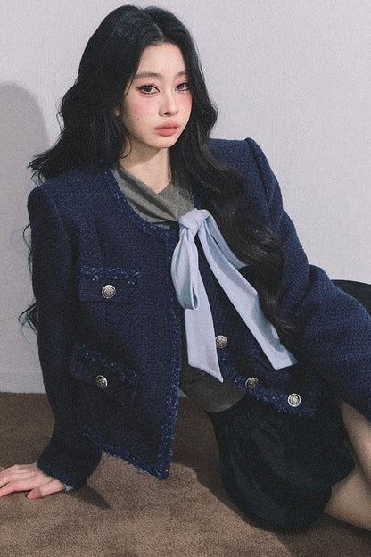 French Fragrance Tweed Jacket Set-Up