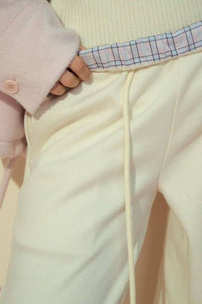 Plaid Woolen Trousers