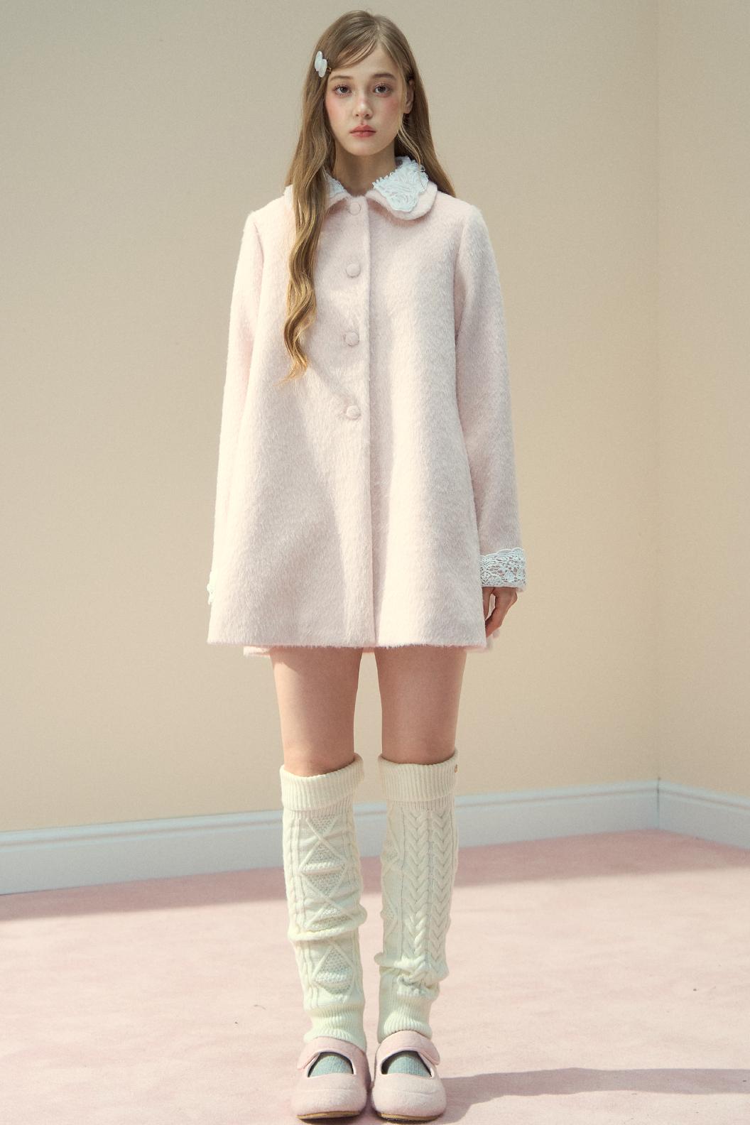 Eldest Lady Pink Winter Coat