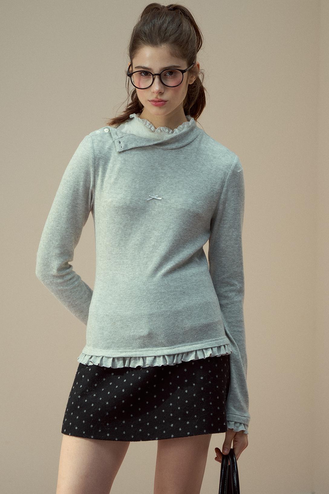 Winter Lace Layering Top