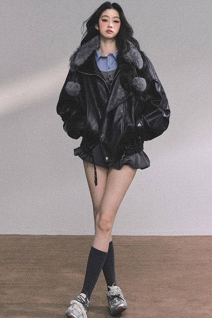 Autumn Plaid Knitted Polo Shirt