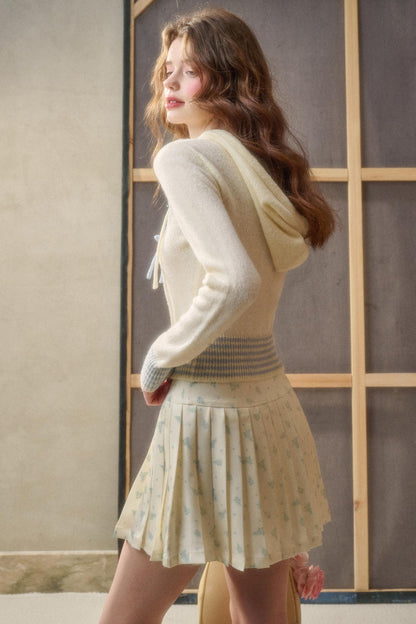 Lime Shimmer Knit Set-Up