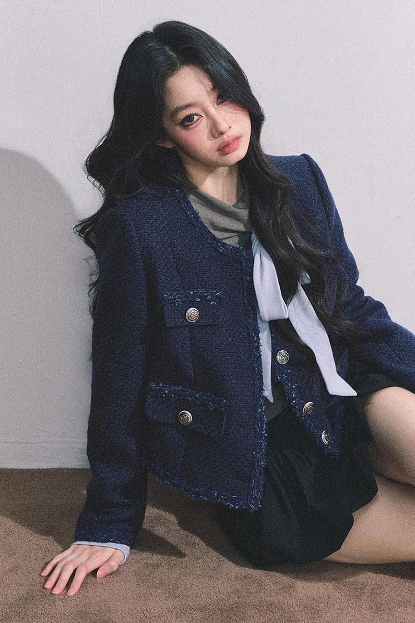 French Fragrance Tweed Jacket Set-Up