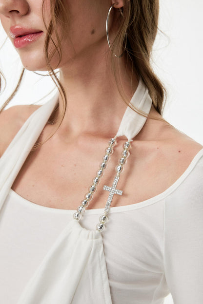 Moonlight Halterneck Swing Top