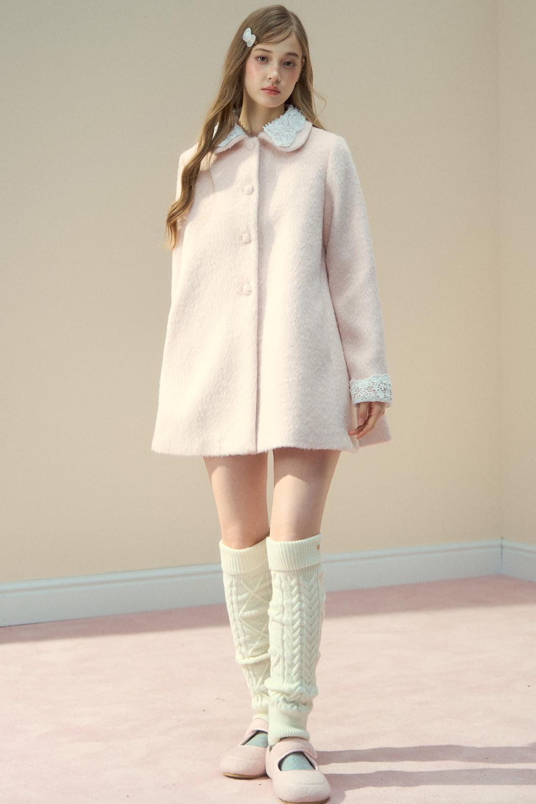 Eldest Lady Pink Winter Coat