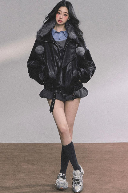 Autumn Plaid Knitted Polo Shirt