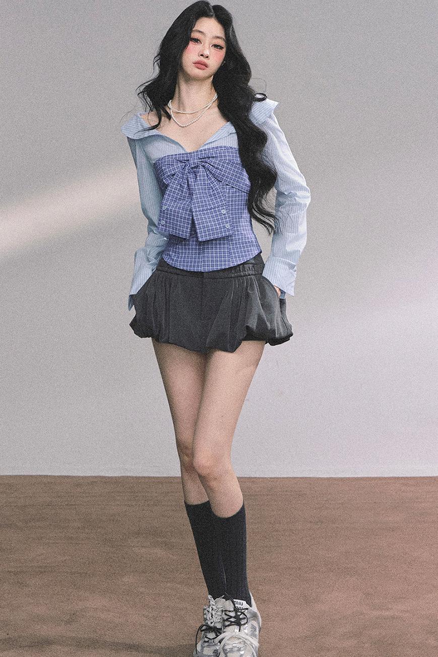 Slimming Striped Polo Shirt