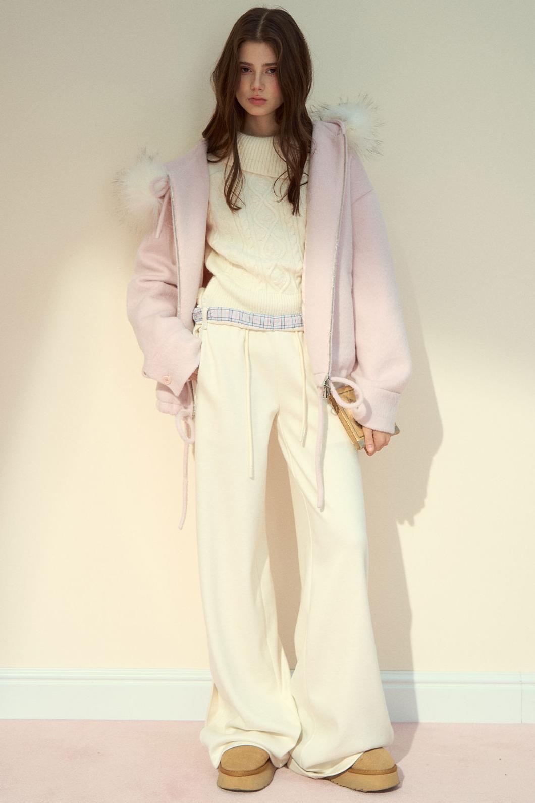 Plaid Woolen Trousers