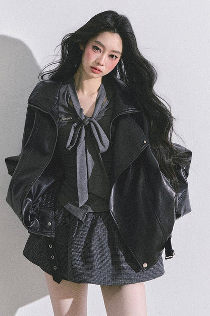 American Locomotive PU Leather Jacket