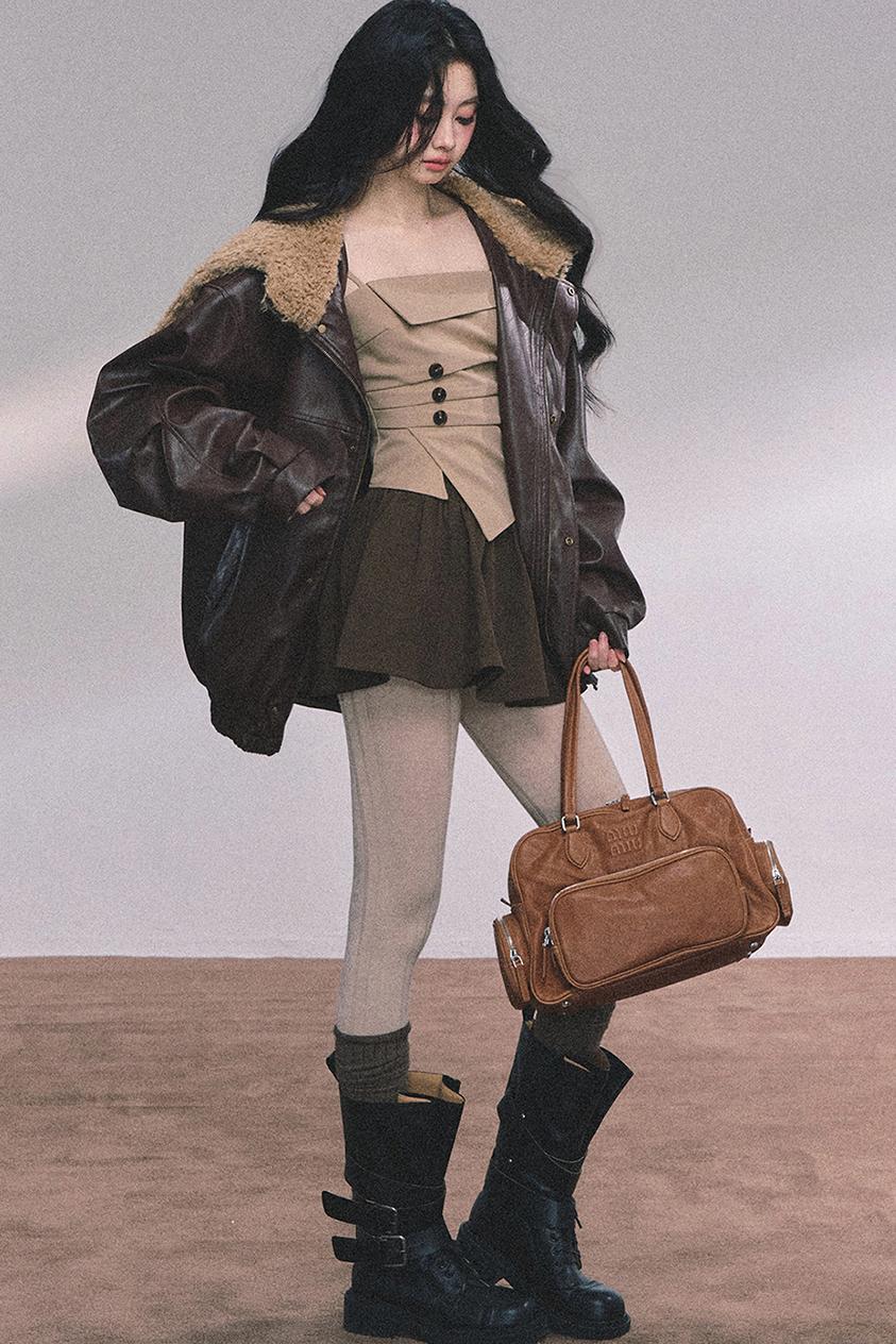 Autumn Puffy Two-Piece Skirt Set-Up