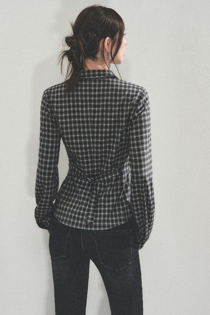 Slimming Plaid Fashion Shirt