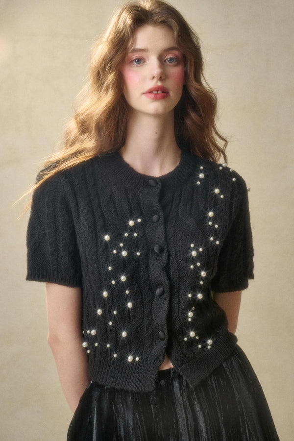 Soft Mohair Long Sleeve Cardigan