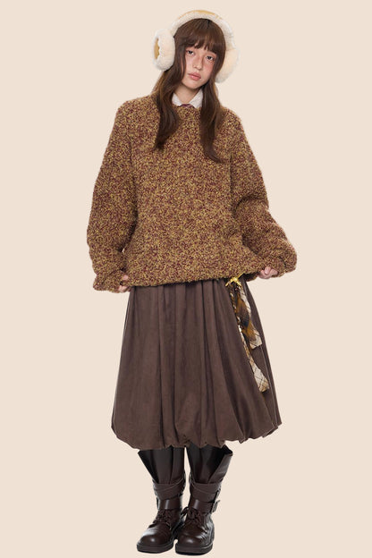 Vintage Knitted Crew Neck Sweater