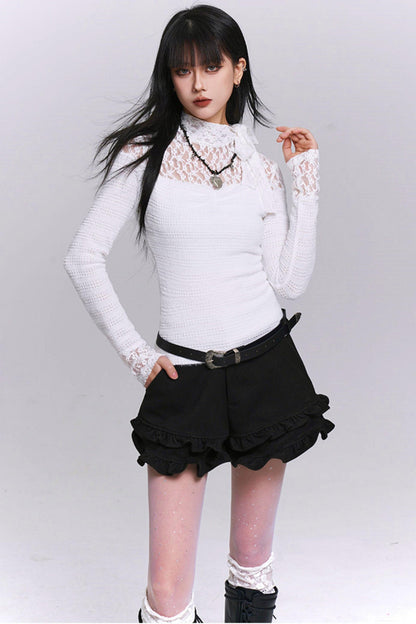 Lace Slim Fit Blouse