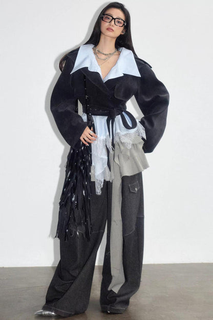 Vintage Romantic Lace Short Top