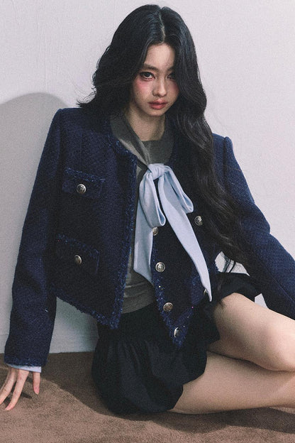 French Fragrance Tweed Jacket Set-Up