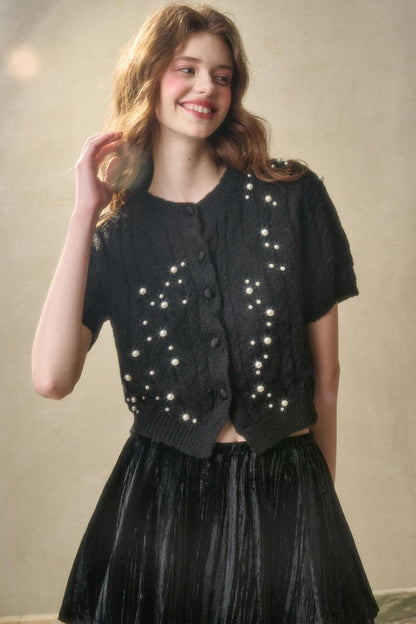 Soft Mohair Long Sleeve Cardigan