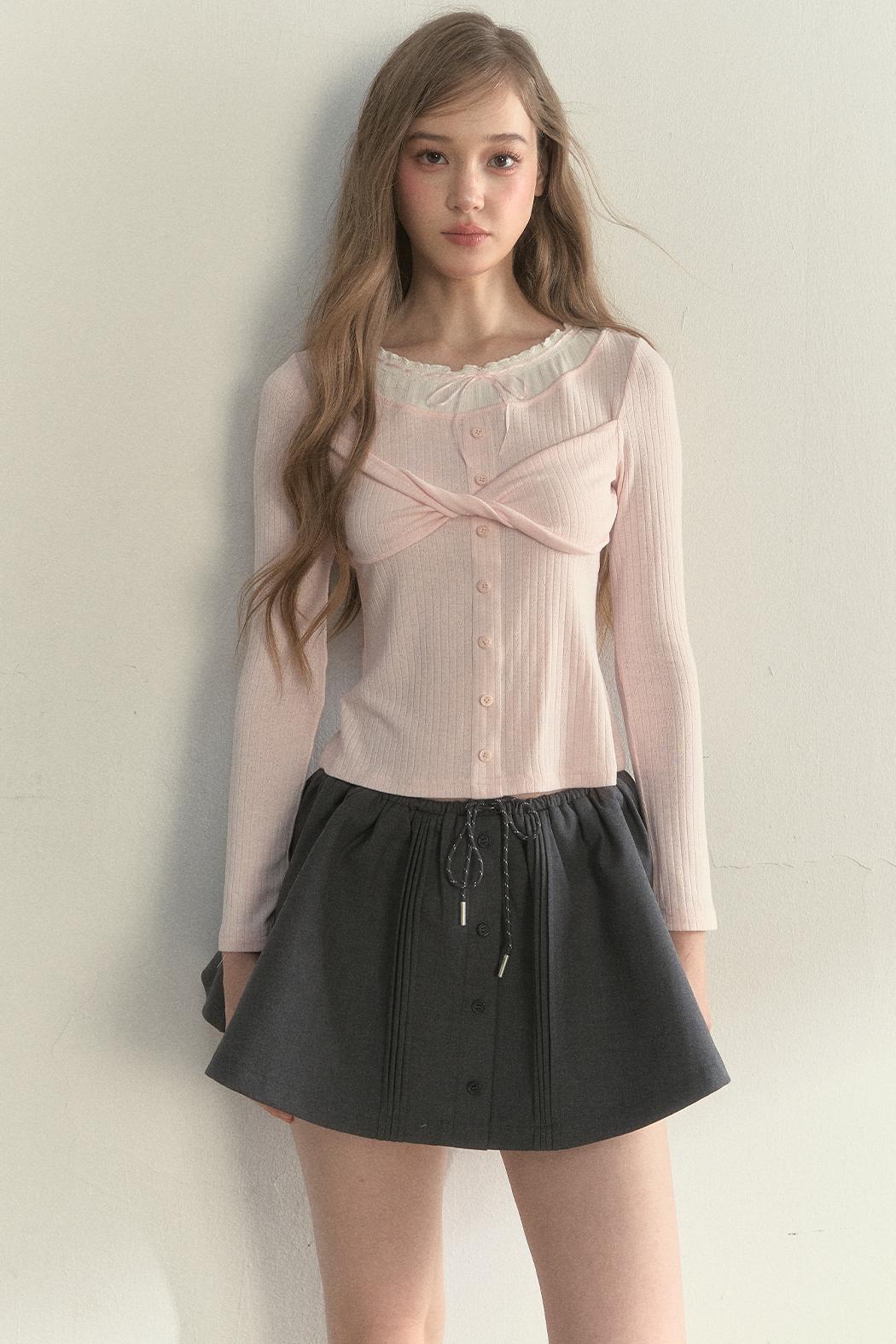 Knit Bow Knot Top