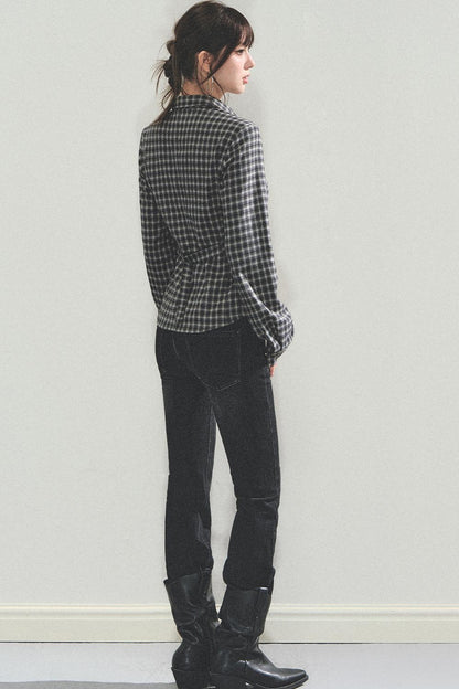Slimming Plaid Fashion Shirt