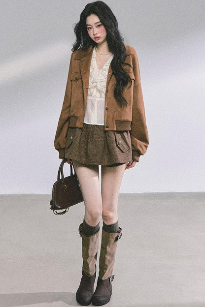 Slimming V-Neck Lace Top