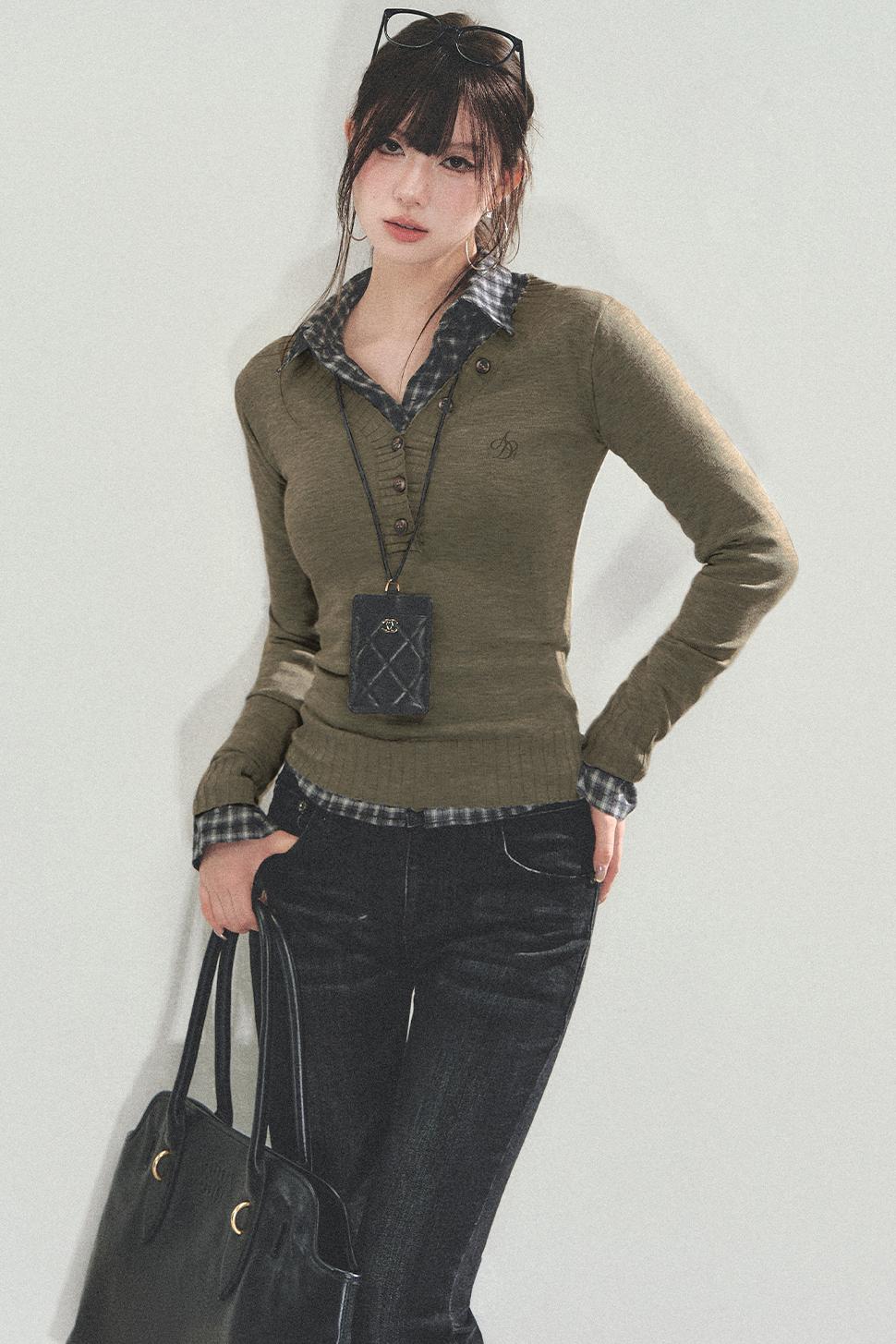 Slim Knitted Base Shirt