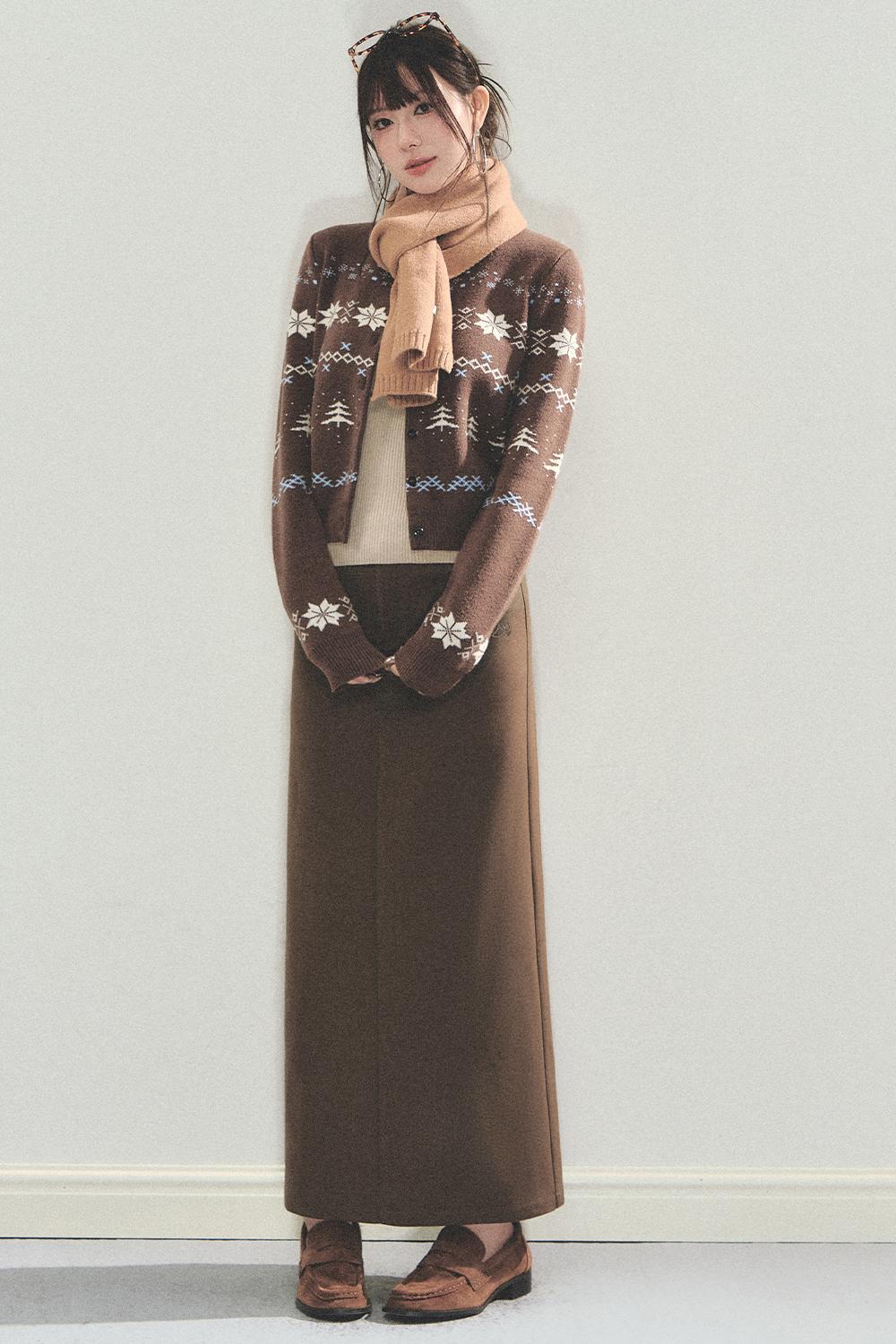 Fair Isle Crew Cardigan