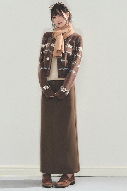 Fair Isle Crew Cardigan