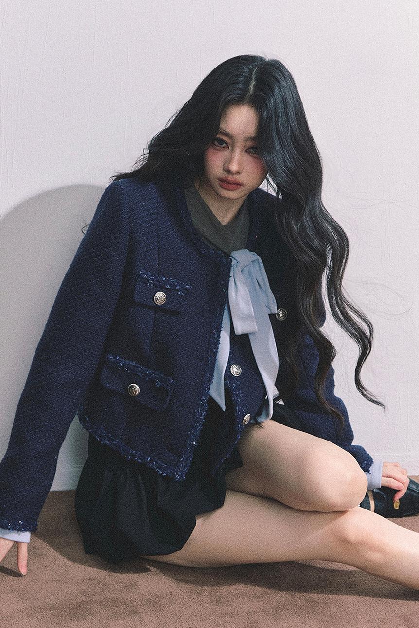 French Fragrance Tweed Jacket Set-Up