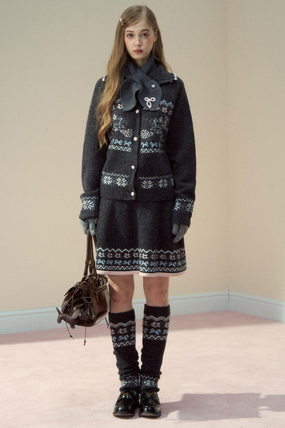 Vintage Fair Knitted Jacket Set-Up