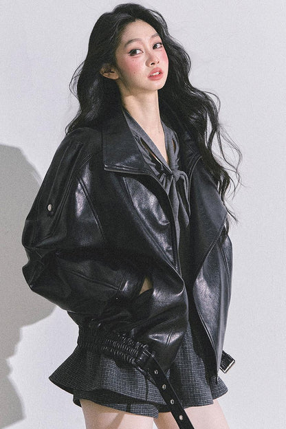 American Locomotive PU Leather Jacket