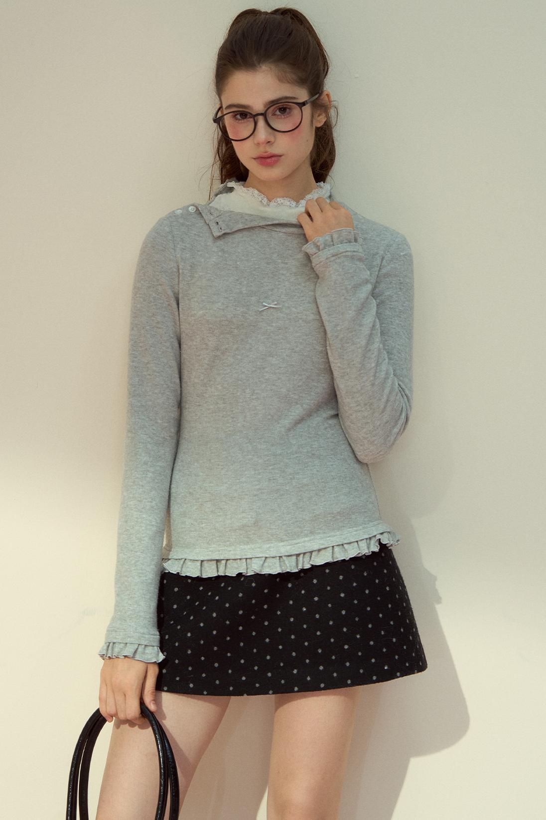 Winter Lace Layering Top