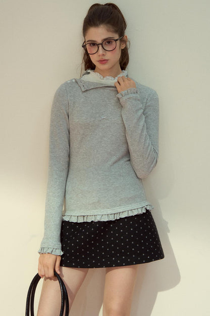 Winter Lace Layering Top