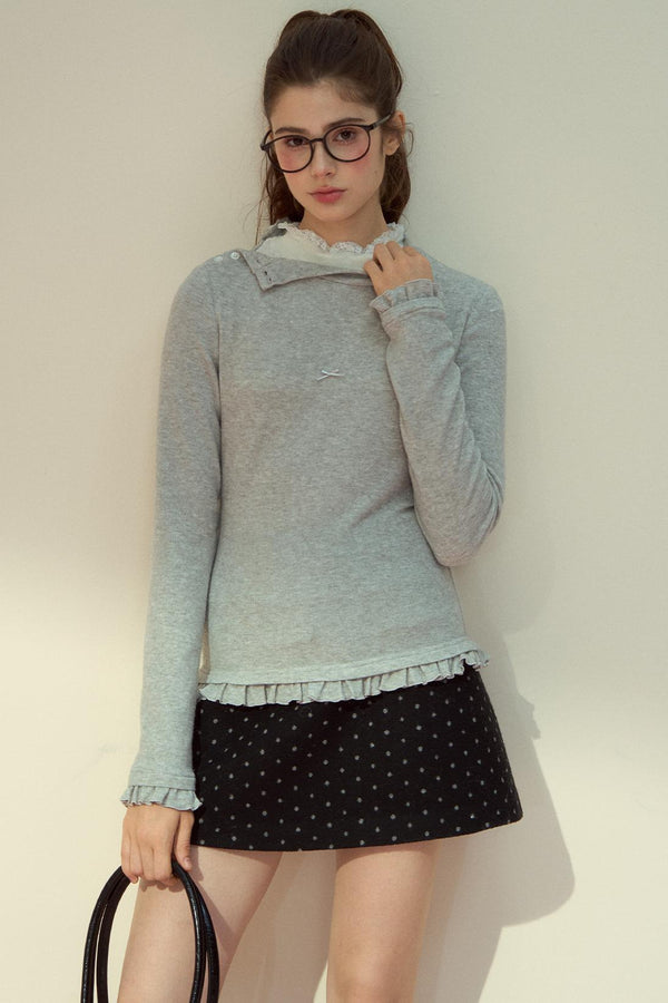 Winter Lace Layering Top