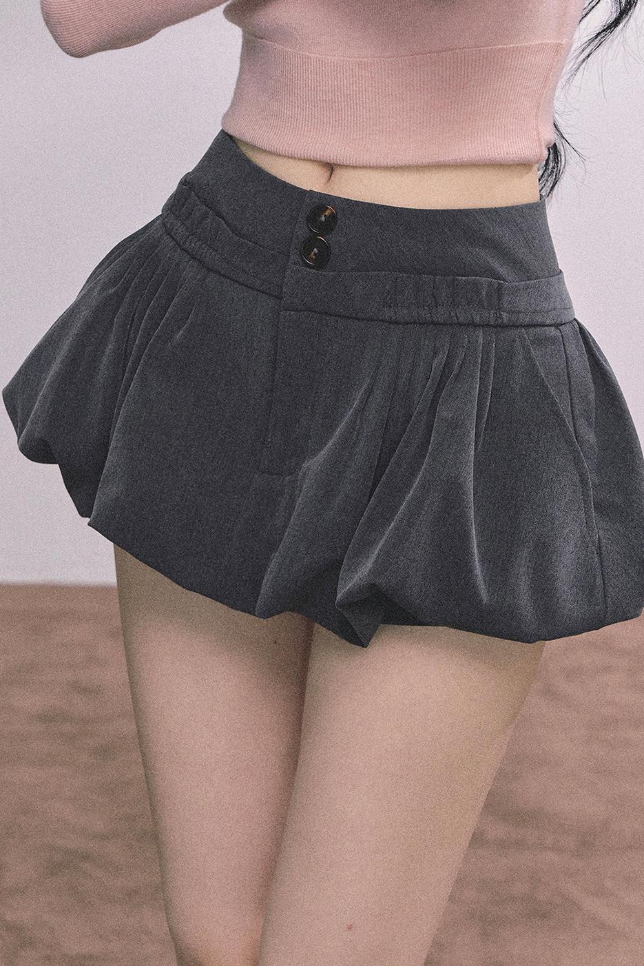 French Fluffy Autumn A-Line Skirt