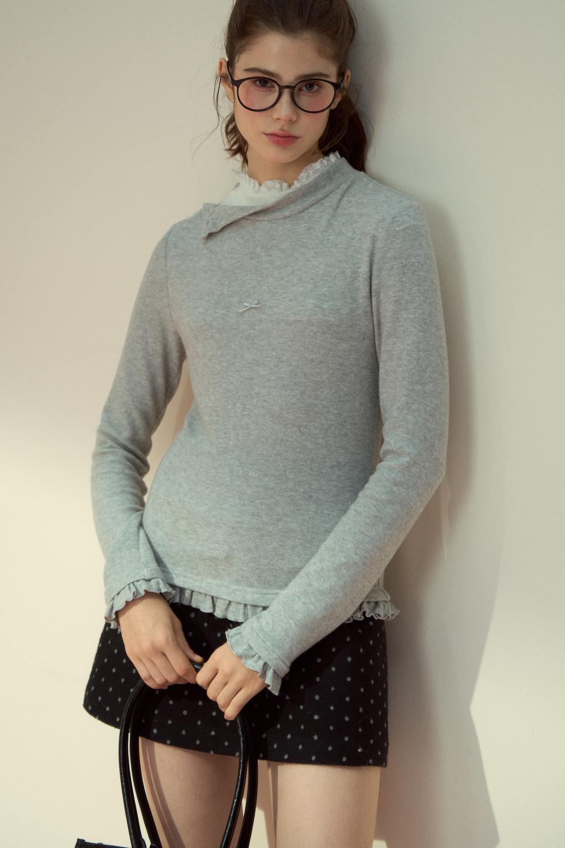 Winter Lace Layering Top