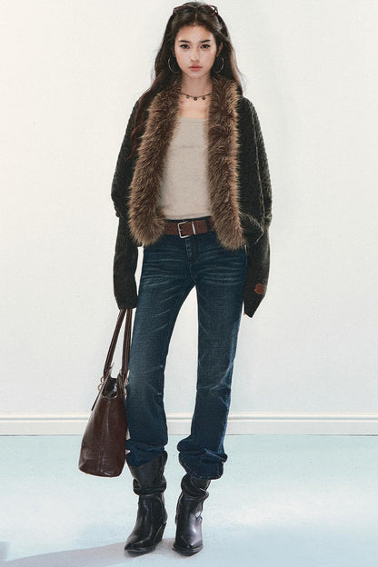 Vintage Cable Knit Jacket