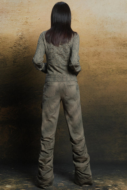 Punk Multi-Pocket Low-Waist Cargo Pants
