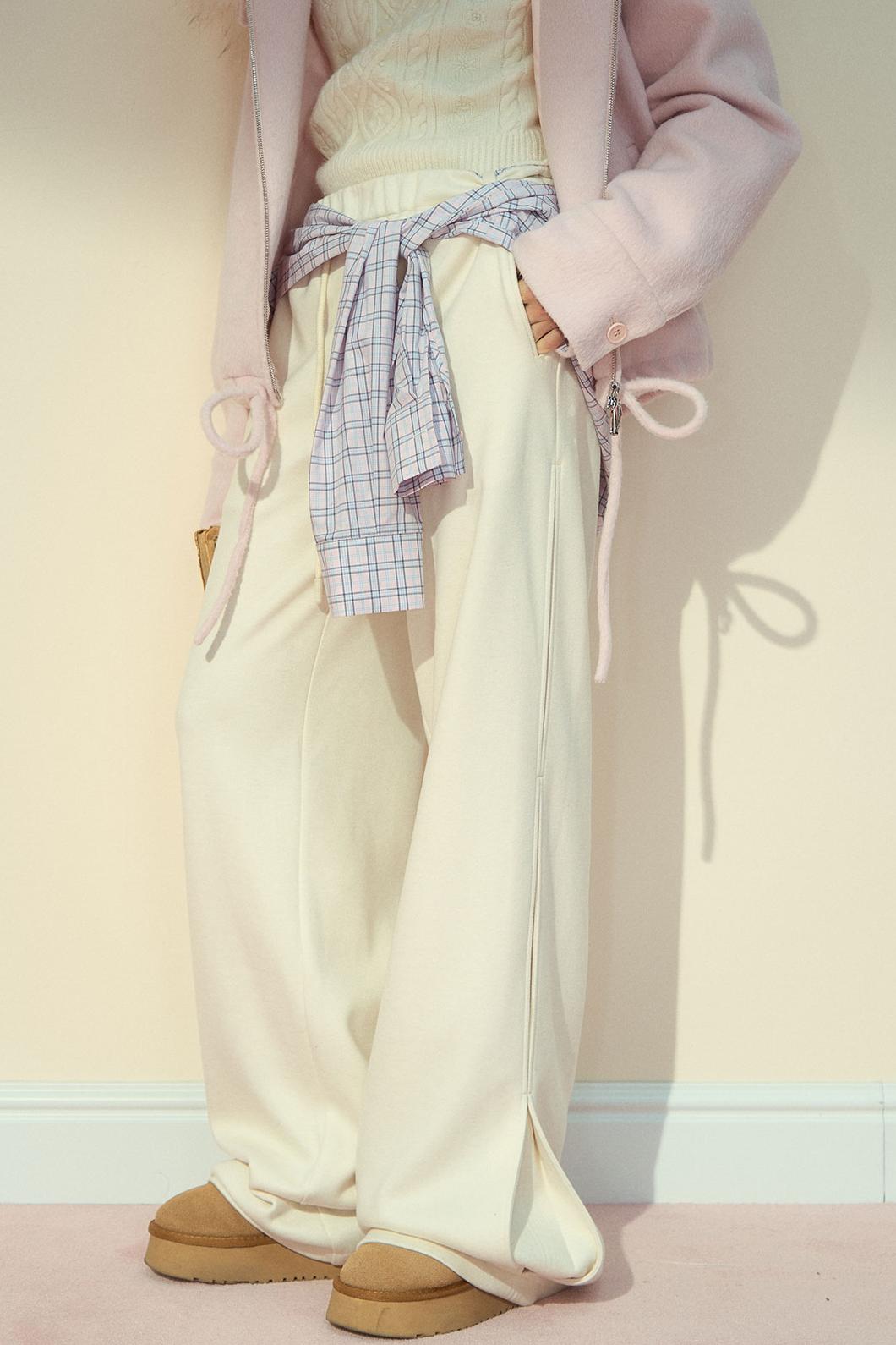 Plaid Woolen Trousers